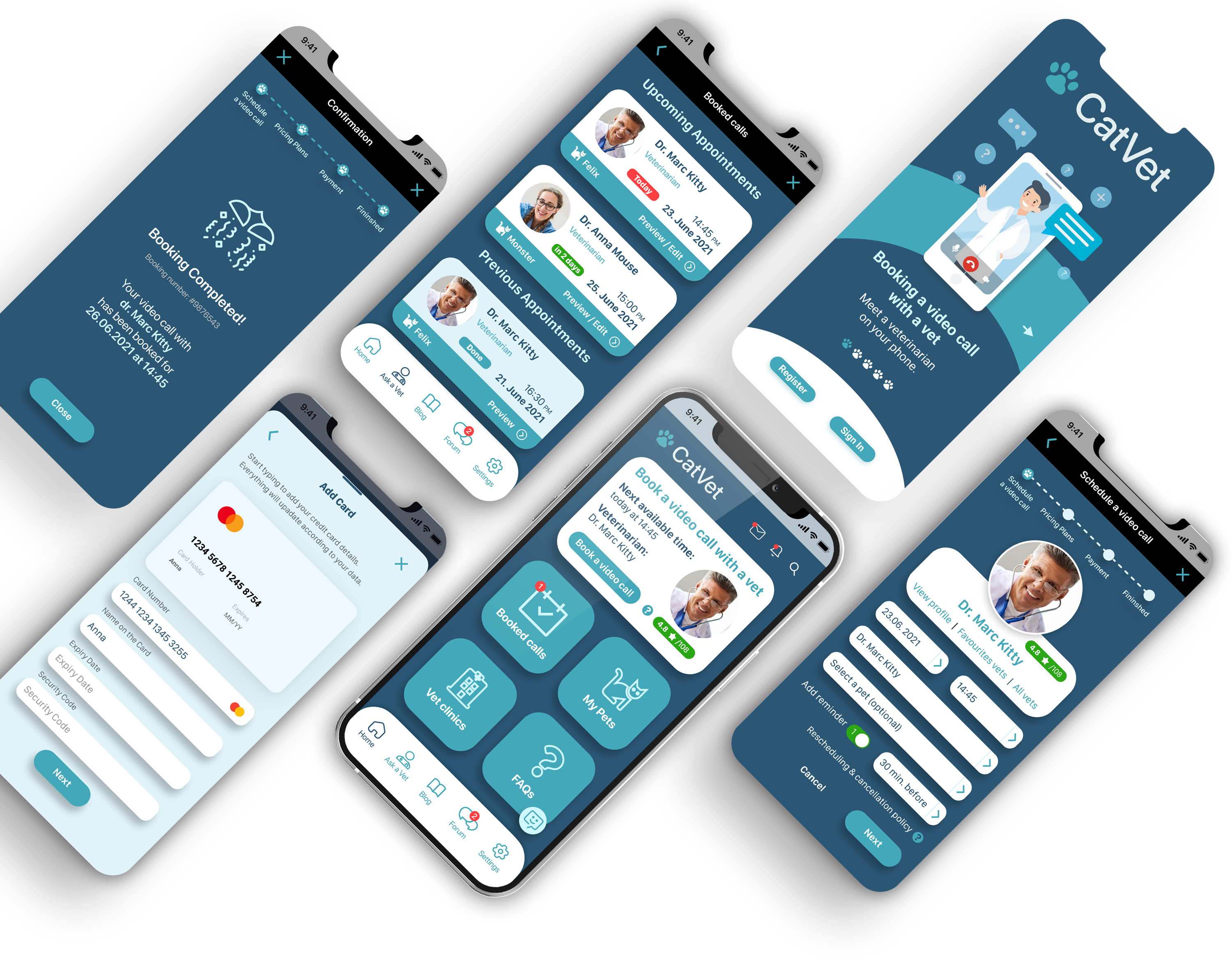 Enjoy UX - CatVet app - UX Case Study