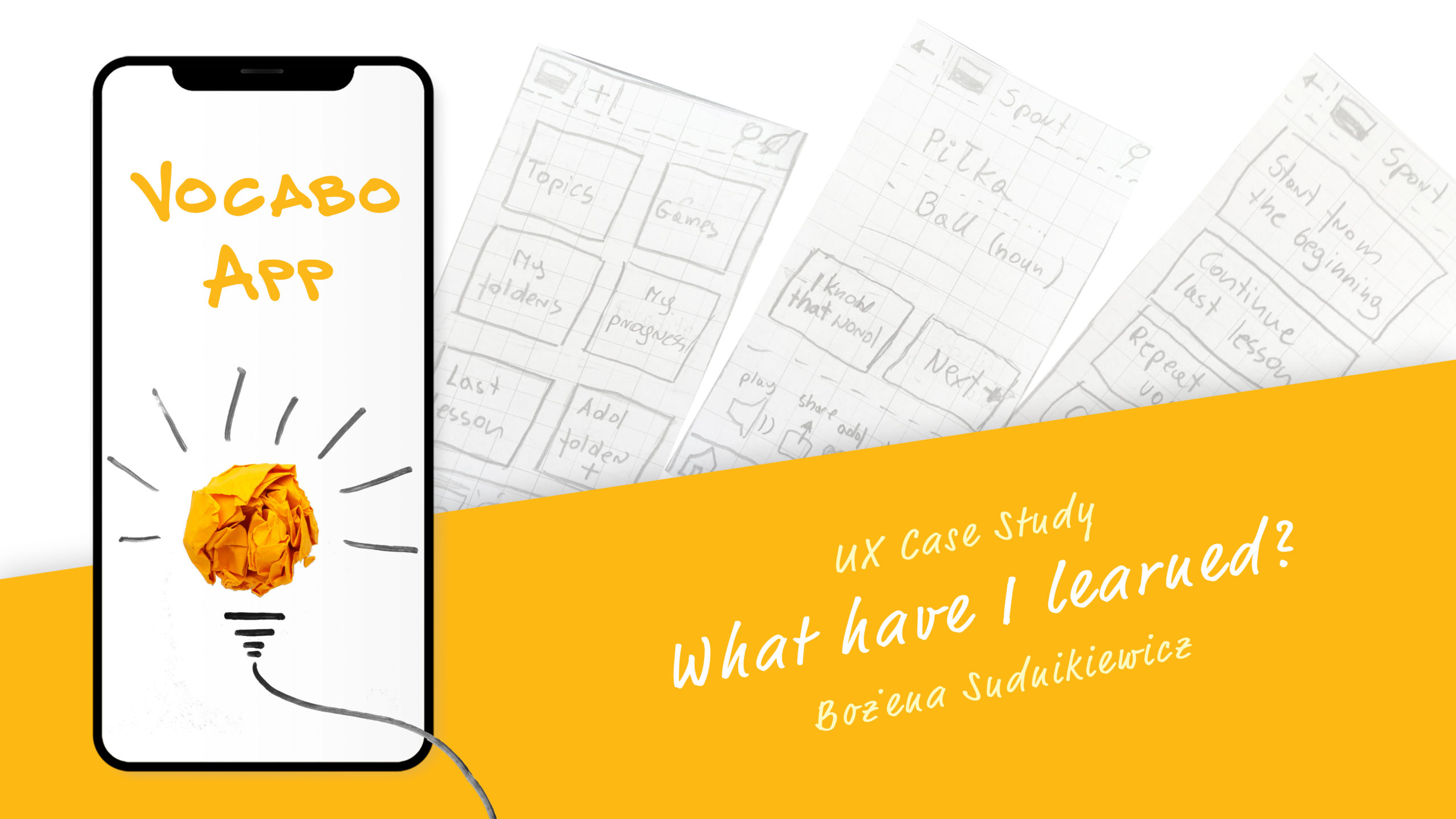 Enjoy UX - Vocabo app - UX Case Study